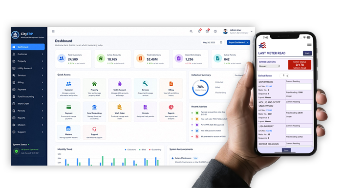Municipal Utility Billing & Citizen Services Platform